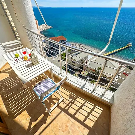 Casa Del Mar - 2br, First Line Sea View Vollga Apartment Durrës