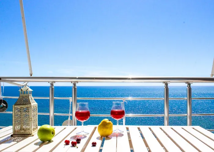 Casa Del Mar - 2br, First Line Sea View Vollga 公寓 Durrës