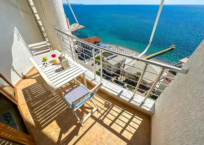 Casa Del Mar - 2br, First Line Sea View Vollga Apartment Durres